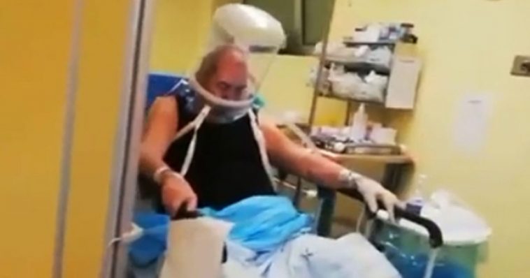 nagranie polki z włoskiego szpitala