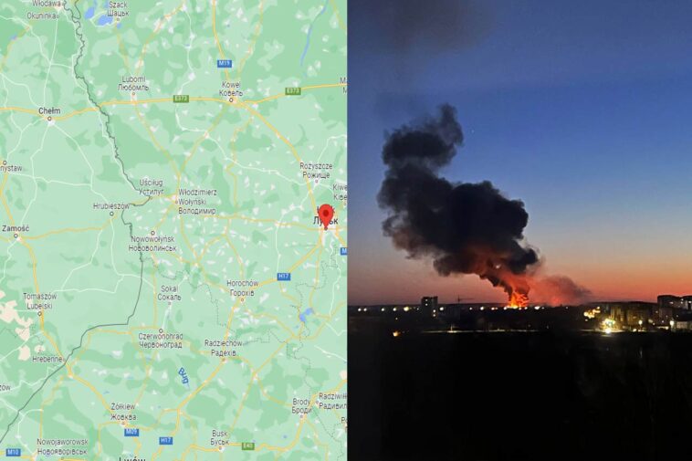 Wybuchy blisko Polskiej granicy